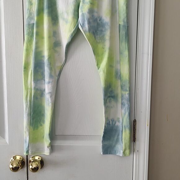 True Craft super soft tie dye leggings with side pockets  Sz XL - Picture 2 of 7